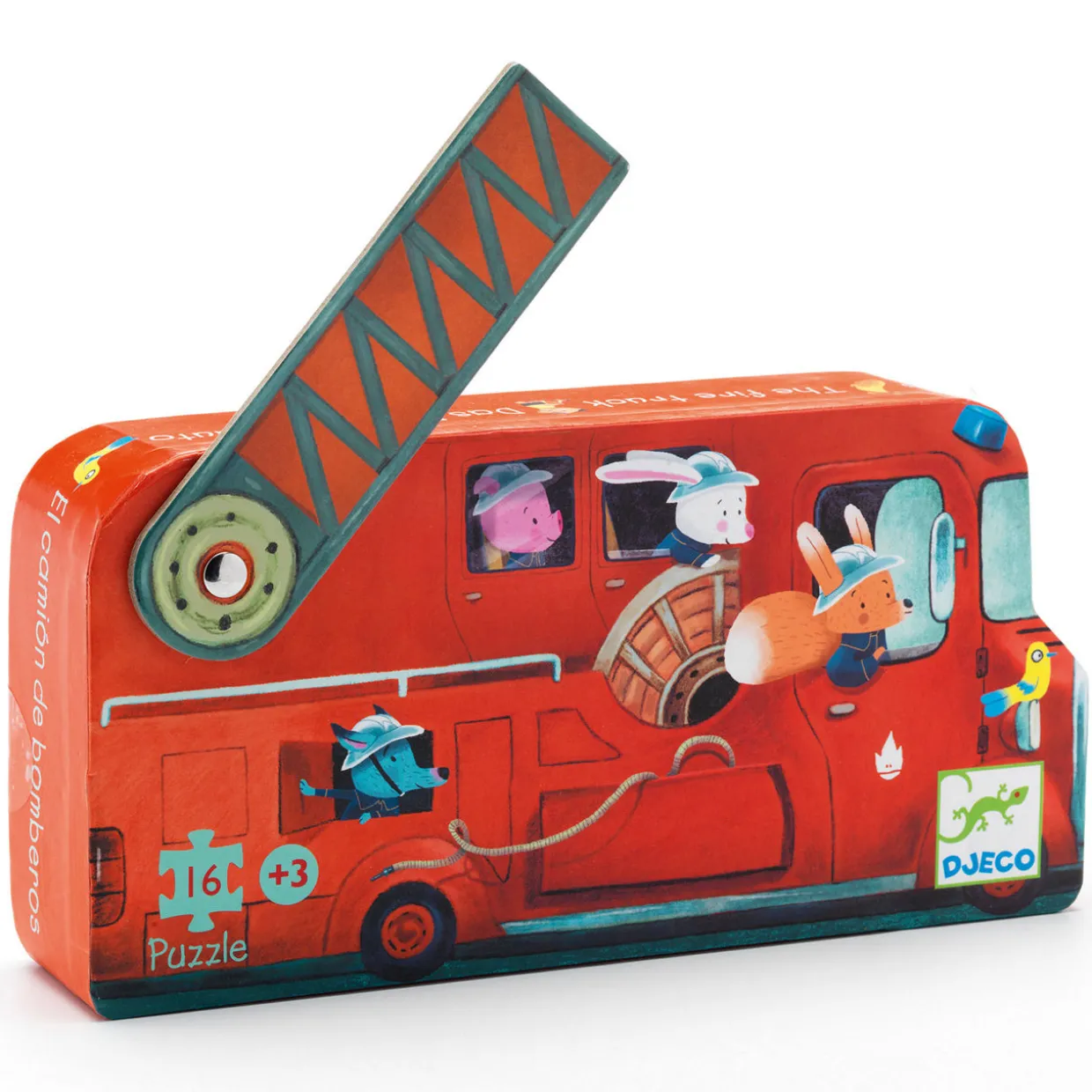 The Fire Truck 16-Piece Puzzle