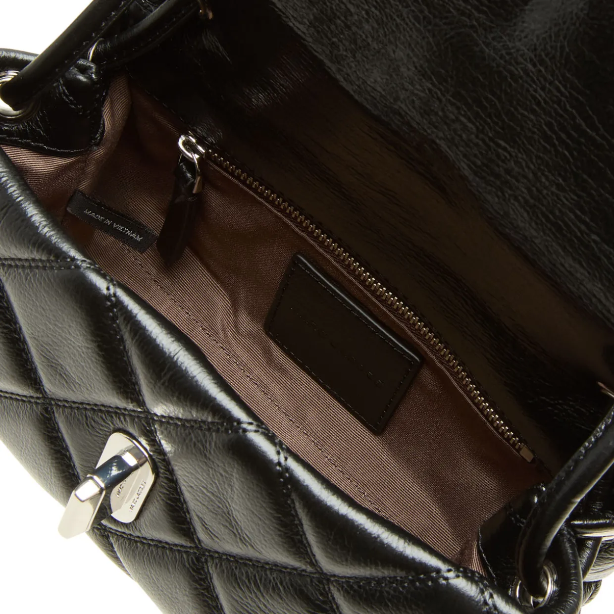 The Quilted Mini Dual Shoulder Bag