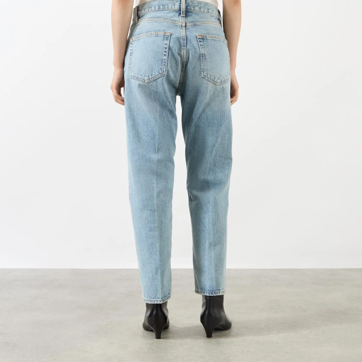The Vertical High-Rise Straight Leg Jeans