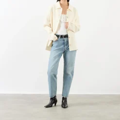 The Vertical High-Rise Straight Leg Jeans