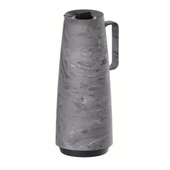 Thermal Flask with Interior Glass Container - Grey