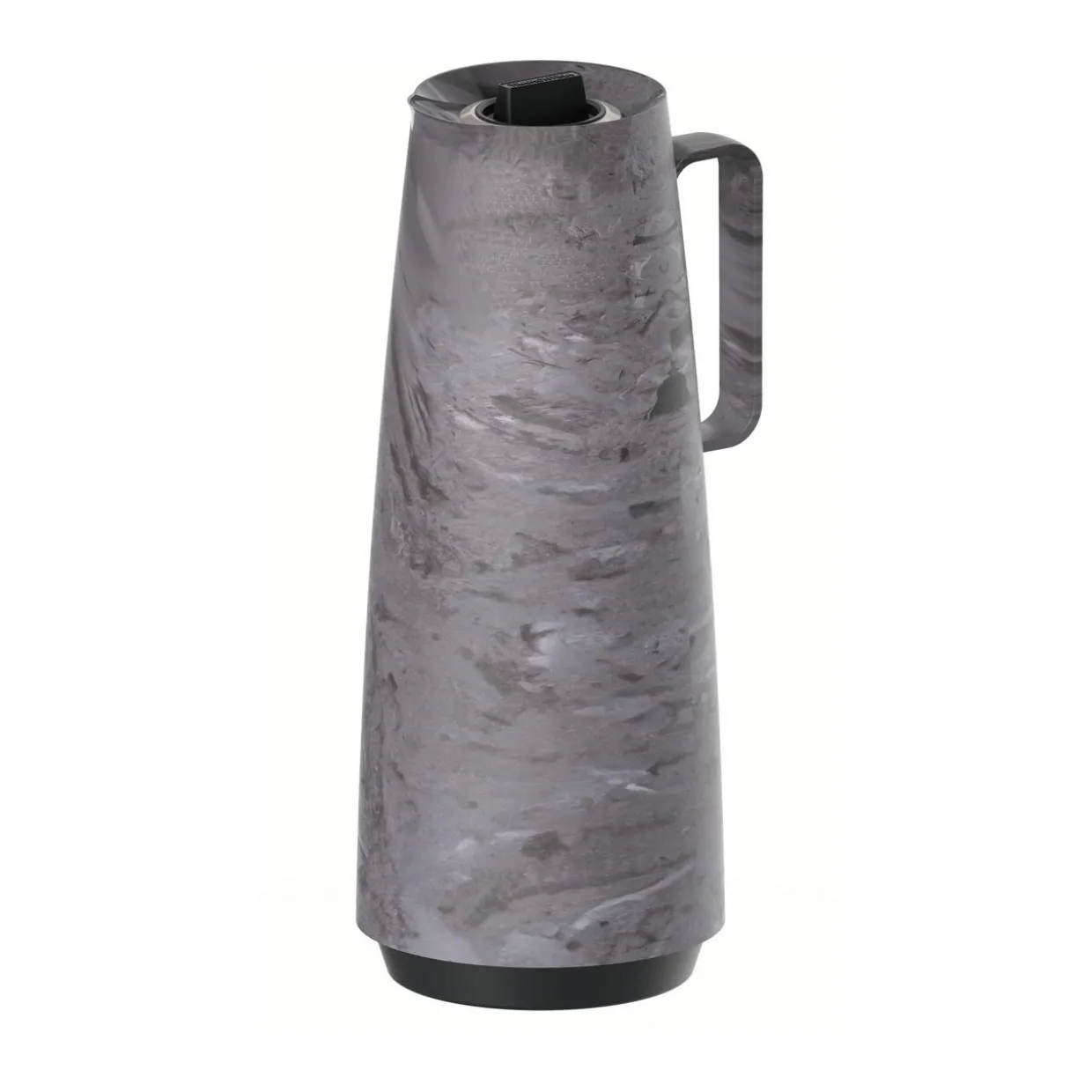 Thermal Flask with Interior Glass Container - Grey