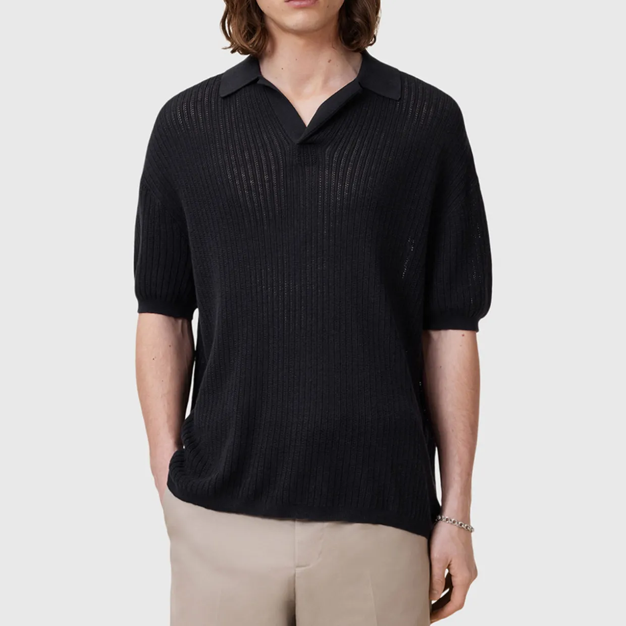 Thoma Knitted Polo Shirt