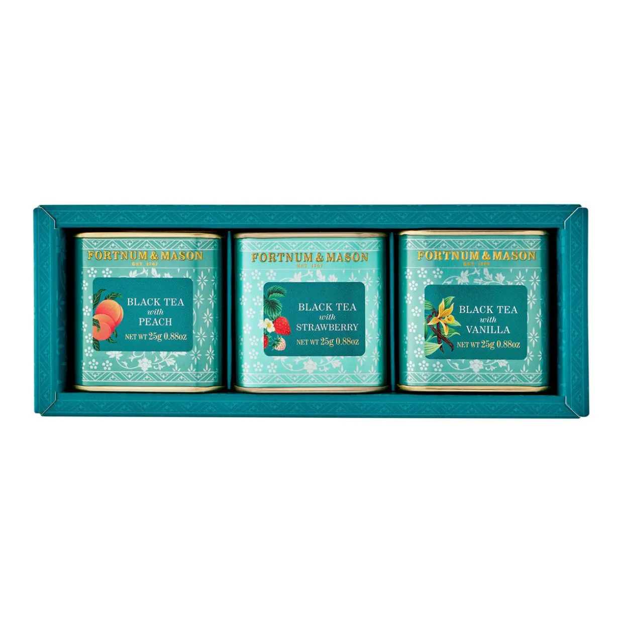 Three Mini Black Scented Teas