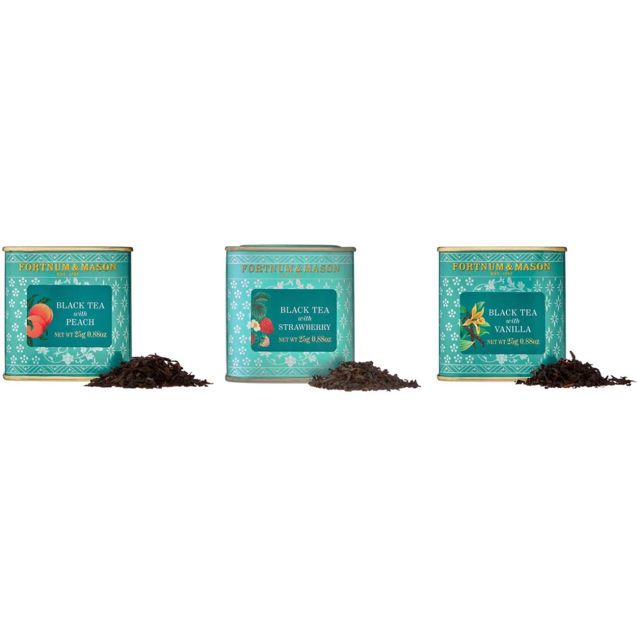 Three Mini Black Scented Teas