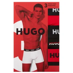 Three-Pack Assorted Logo Boxer Briefs