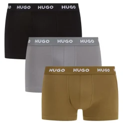 Three-Pack Assorted Logo Trunks