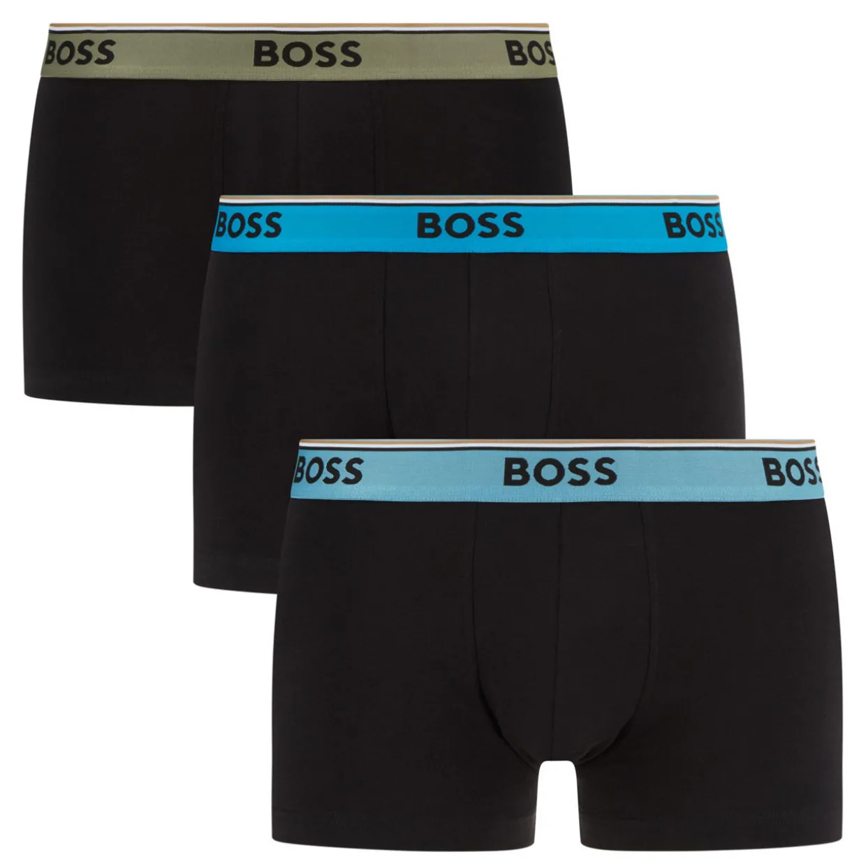 Three-Pack Power Coloured Waistband Boxers