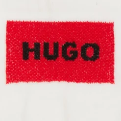 Three-Pack Ribbed Logo Socks