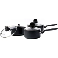 Three-Piece Non-Stick Saucepan Set