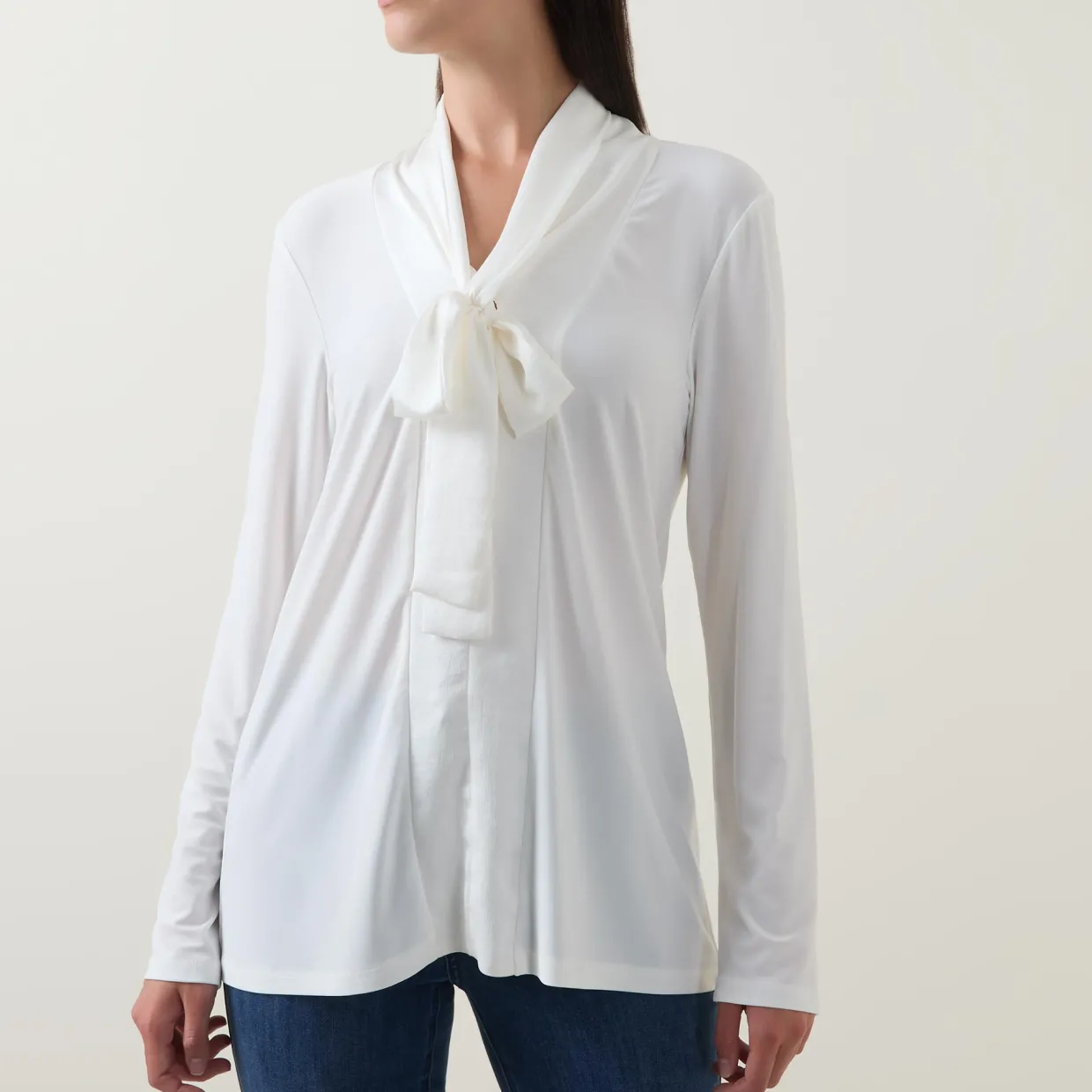 Tie-Neck Tunic