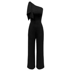 Tiffany Asymmetric Wide Leg Jumpsuit