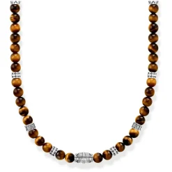 Tiger's Eye Beaded Necklace