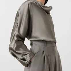 Torba Draped Blouse