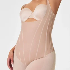 TotalContour Open-Bust Mid-Thigh Bodysuit