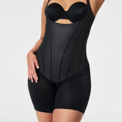 TotalContour Open-Bust Mid-Thigh Bodysuit
