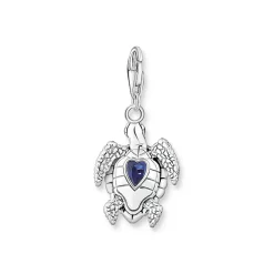 Turtle Sterling Silver Charm Pendant
