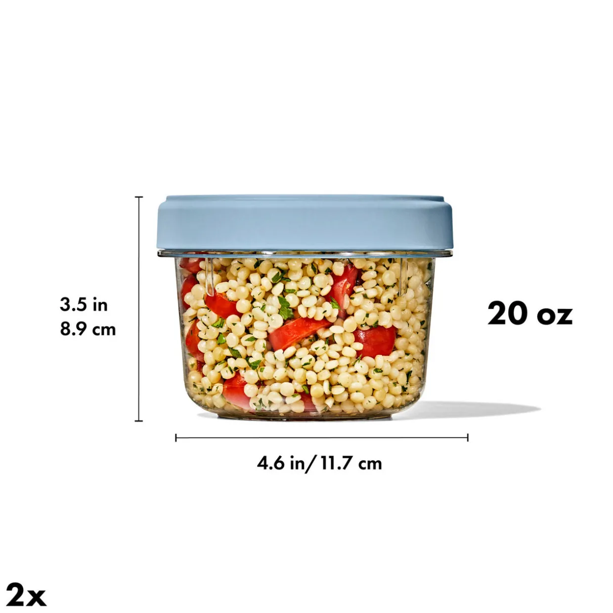 Twist & Stack Two-Piece Container Pack 20oz