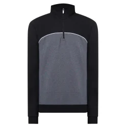 Two-Tone Half-Zip Sweatshirt