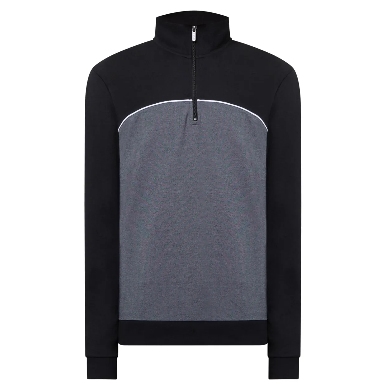 Two-Tone Half-Zip Sweatshirt