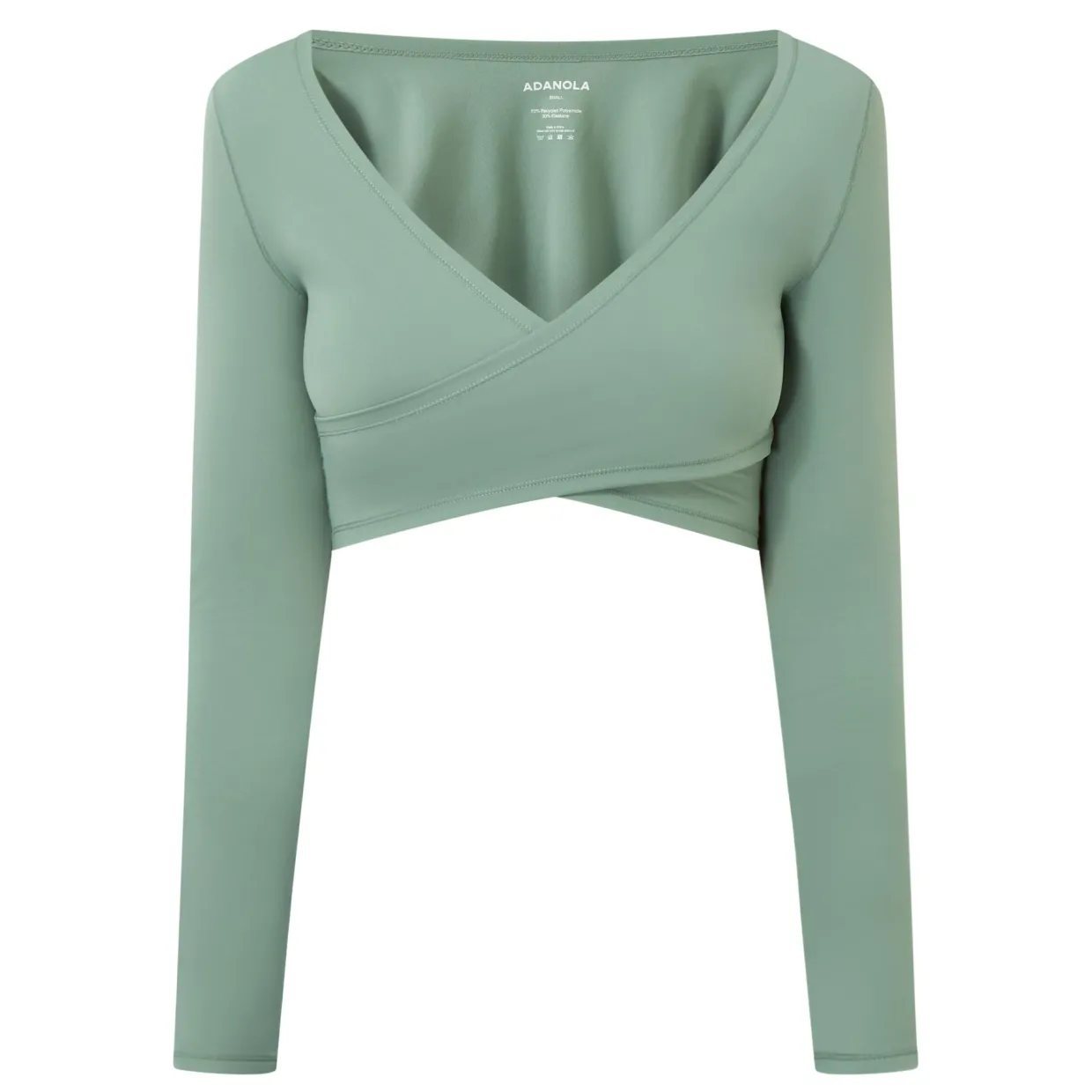 Ultimate Wrap Front Long-Sleeve Top