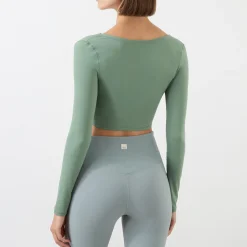 Ultimate Wrap Front Long-Sleeve Top