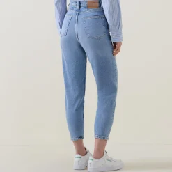 Ultra High-Rise Tapered Mom Jeans