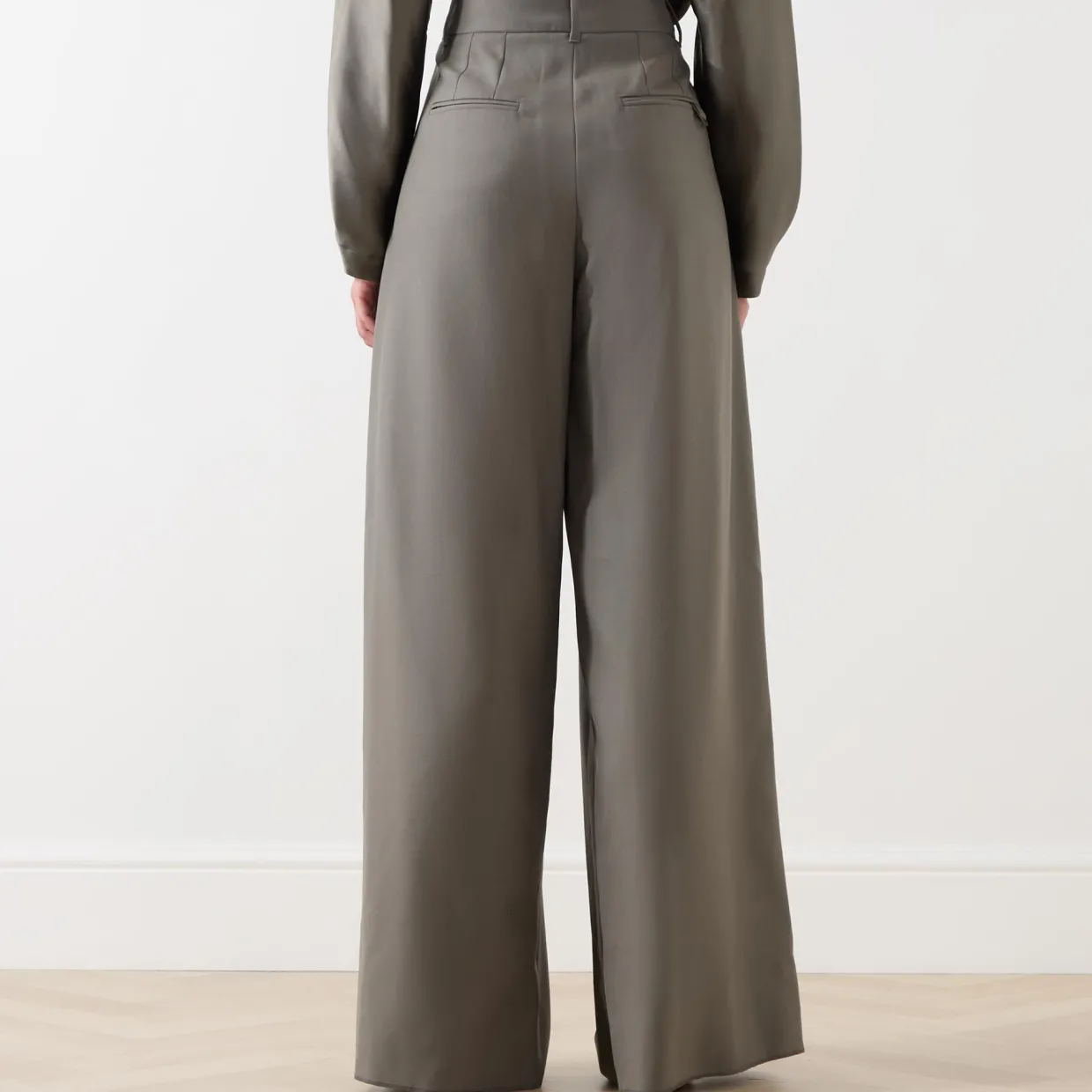 Ulzio High-Rise Wide Leg Trousers