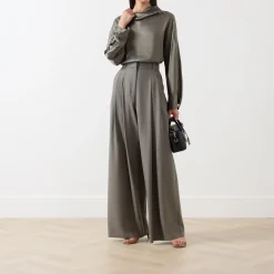 Ulzio High-Rise Wide Leg Trousers