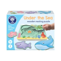 Under The Sea: Wooden Nesting Puzzle