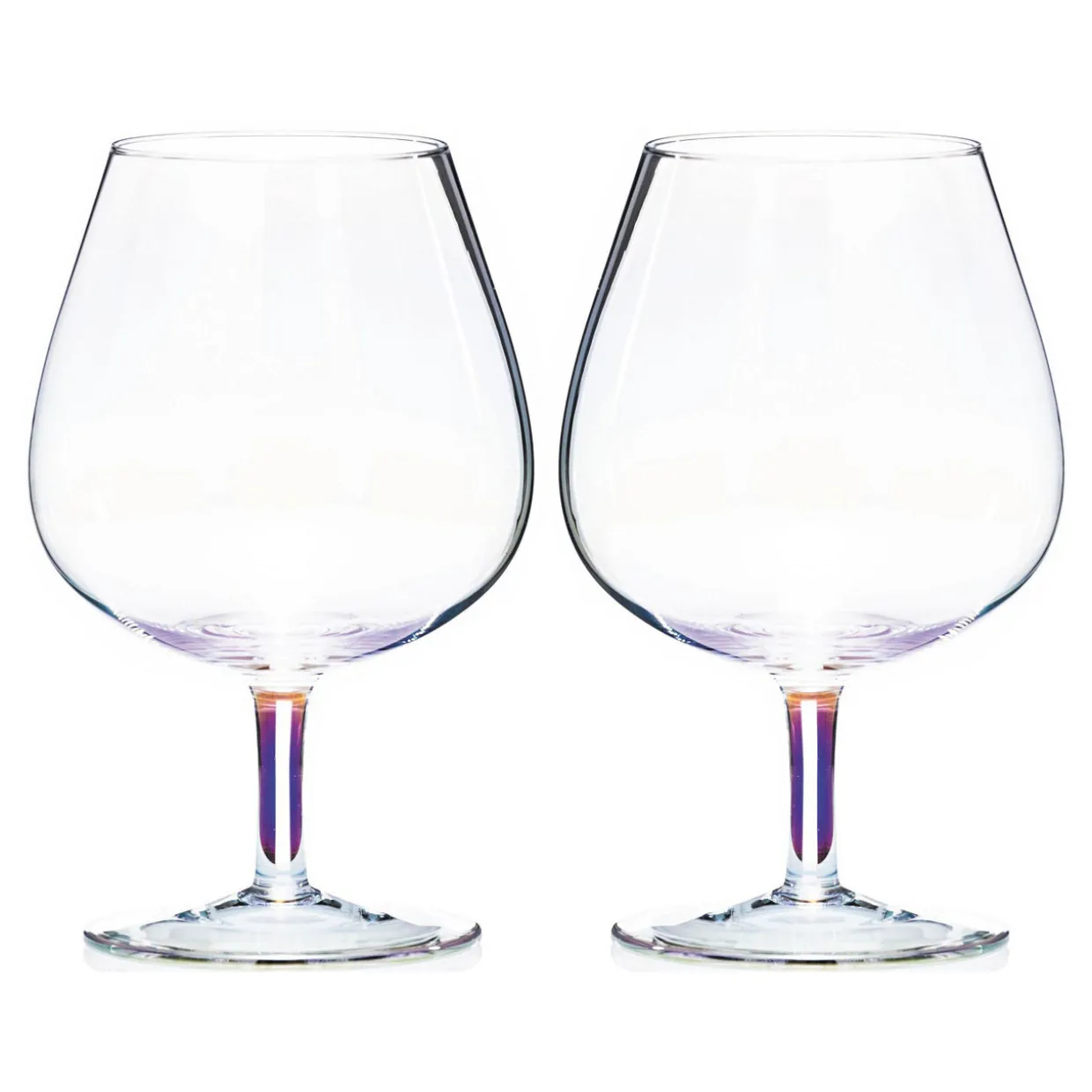 Unicorn Lustre Brandy Pair