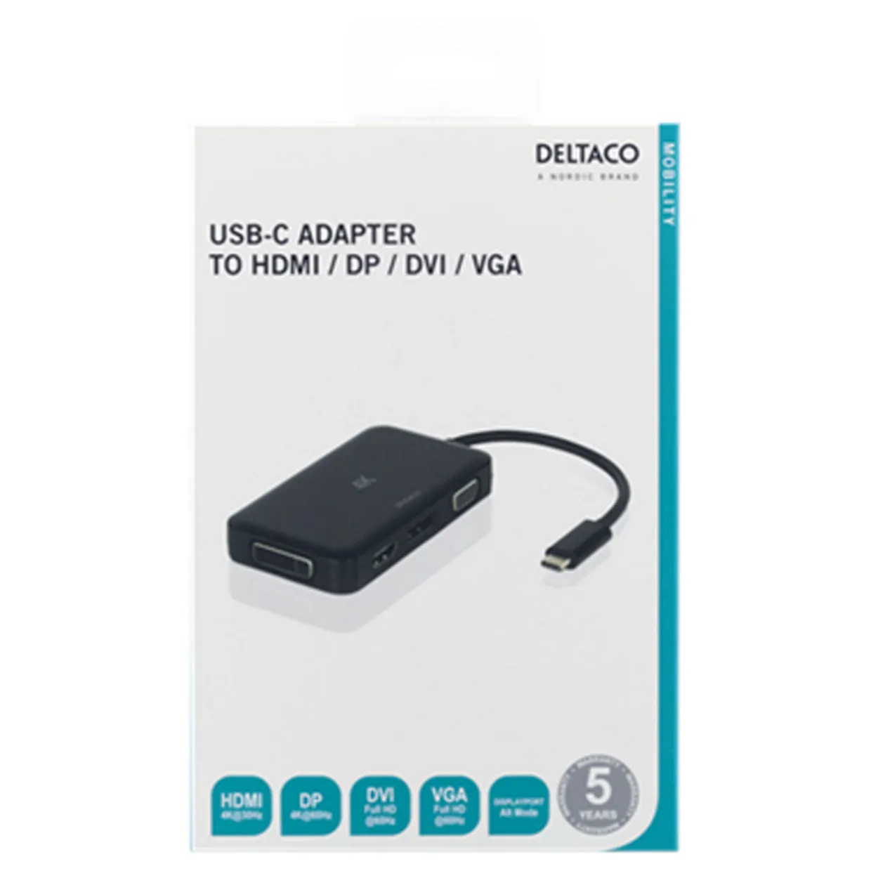 USB-C Display Adaptor HDMI DVi VGA USB