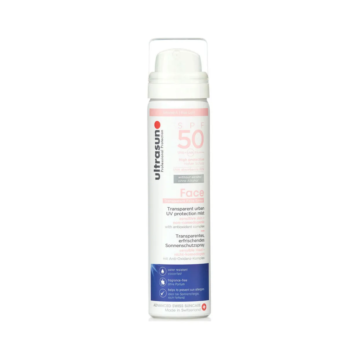 UV Face and Scalp Mist SPF50 75ml
