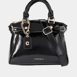 Valentina Mini Patent Tote Bag