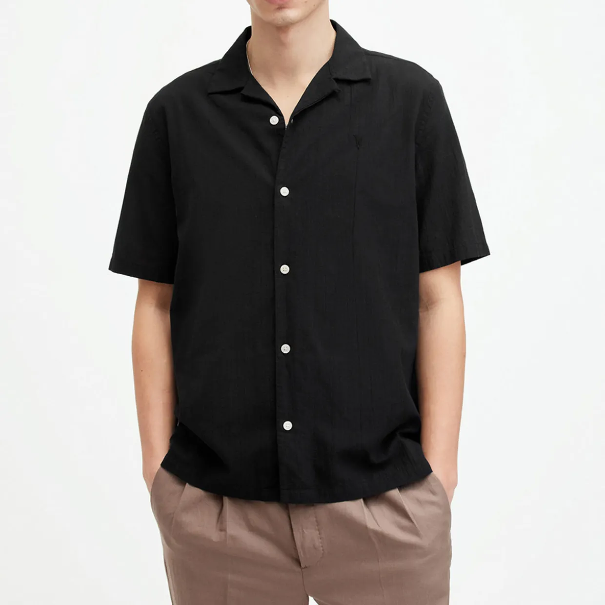 Valley Embroidered Logo Relaxed Fit Shirt