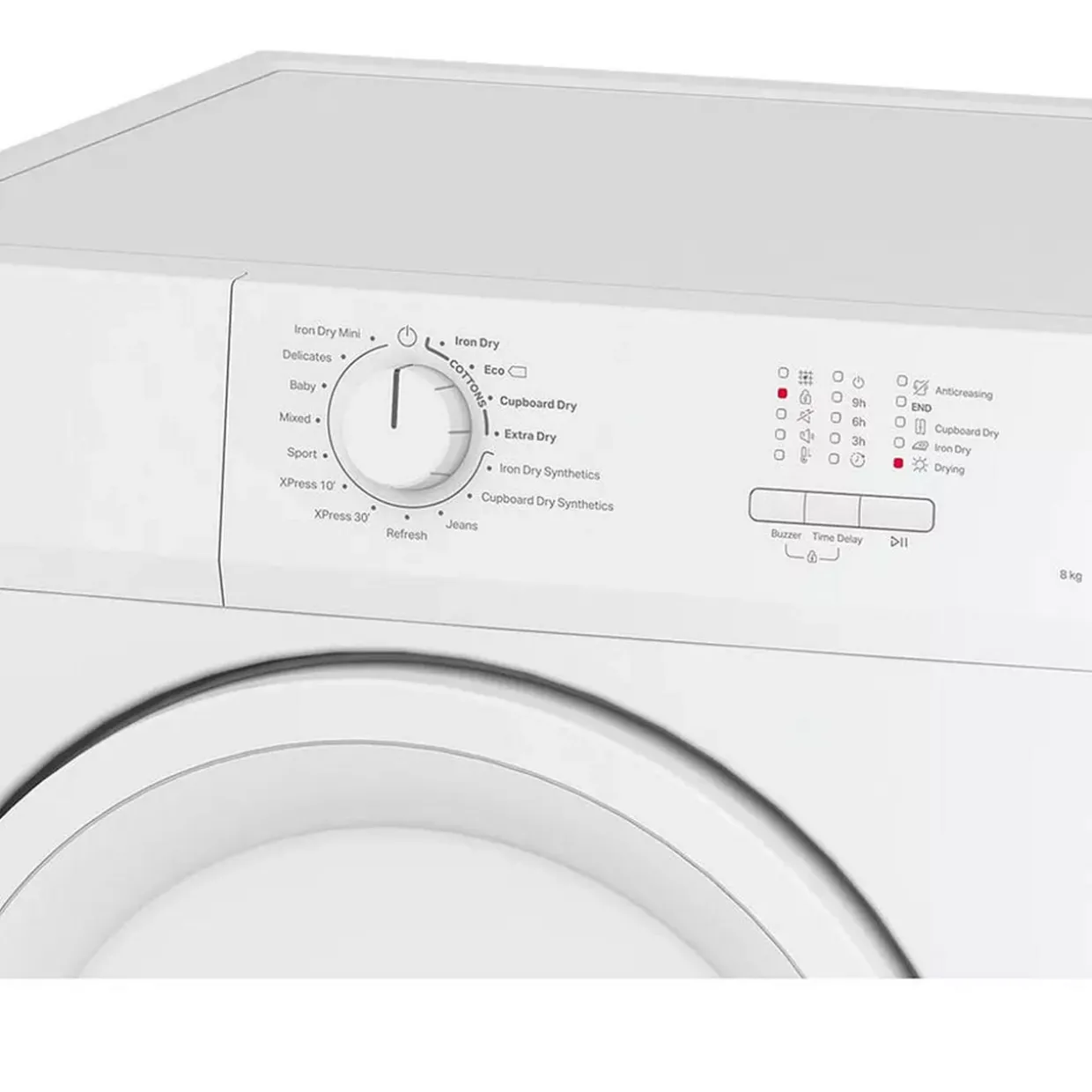 Vented Tumble Dryer White 8kg