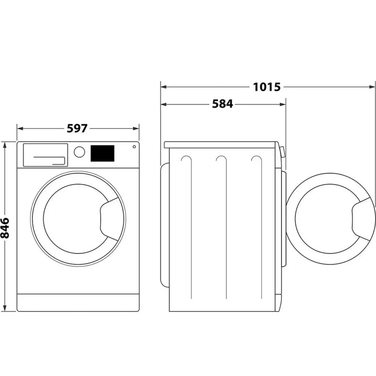 Vented Tumble Dryer White 8kg