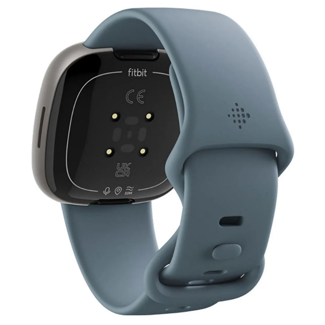 Versa 4 Waterfall Blue-Platinum Smart Watch