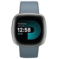 Versa 4 Waterfall Blue-Platinum Smart Watch