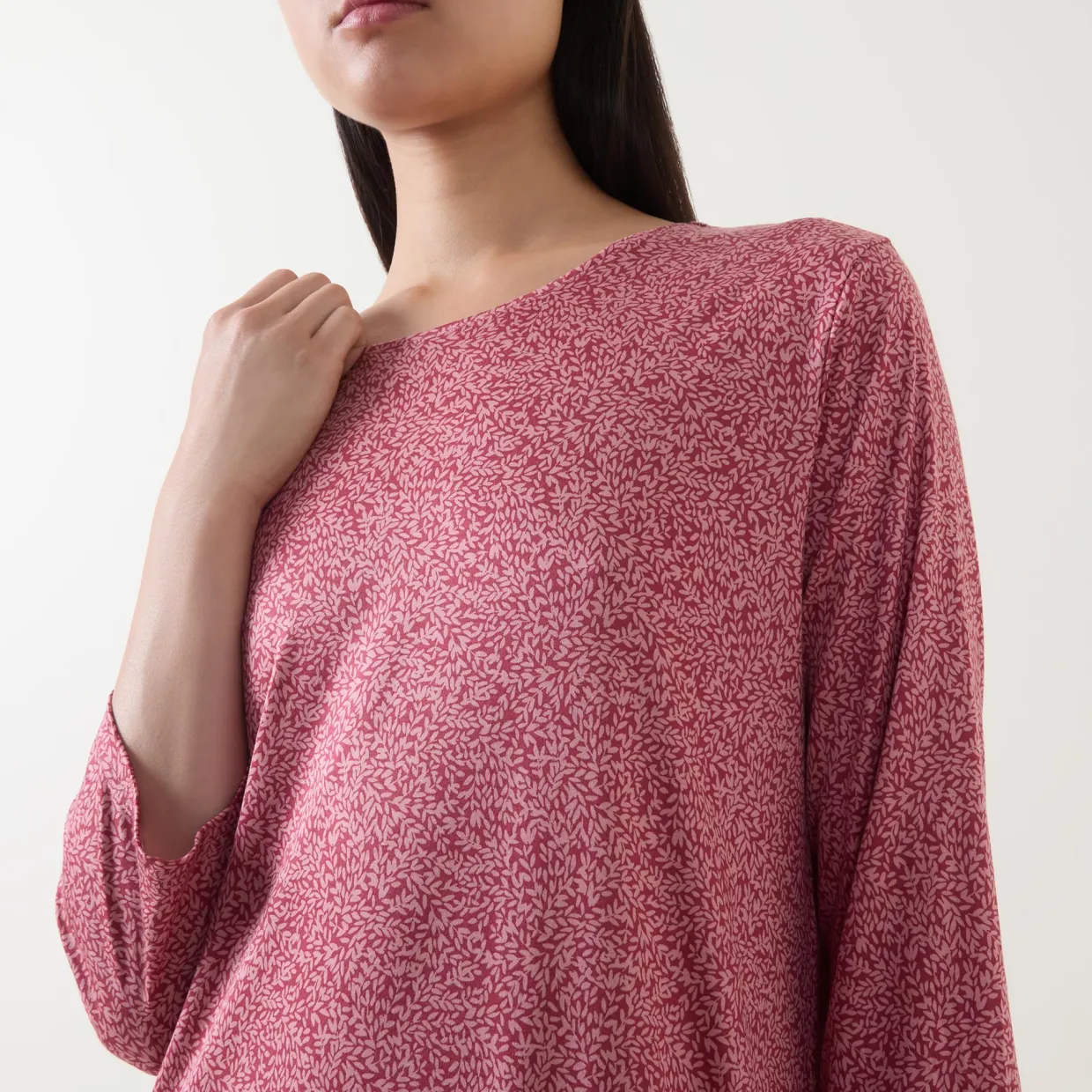 Vines Printed Night Dress
