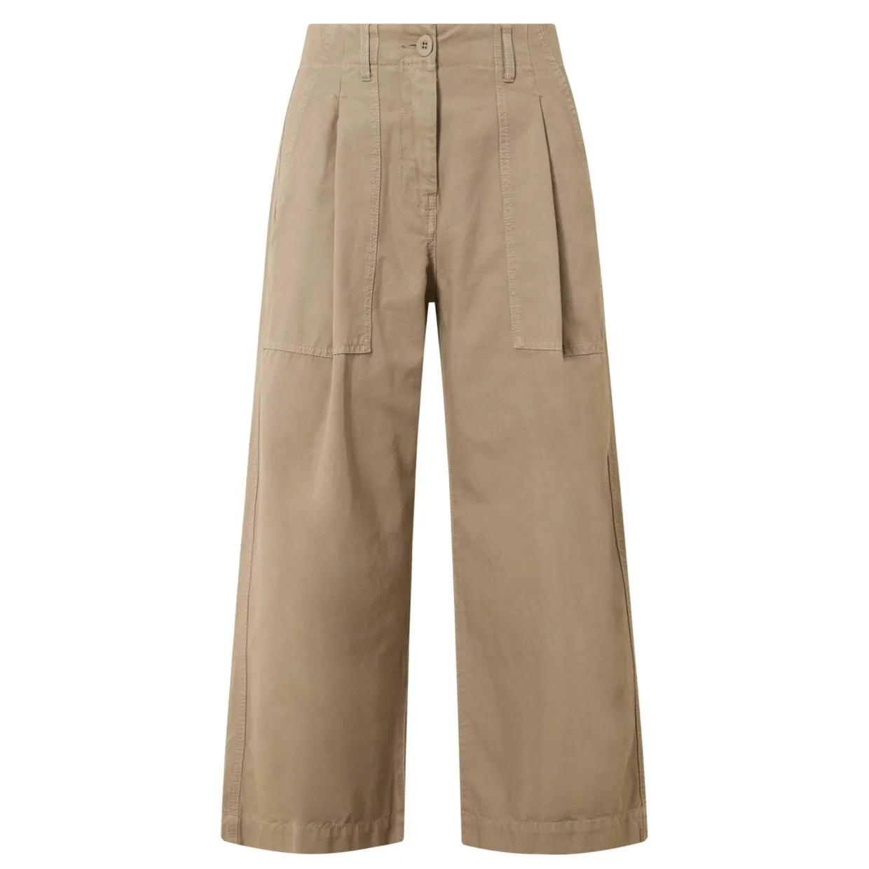 Vista Cropped Barrel Leg Trousers