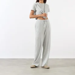 Waffle Straight Leg Sweatpants