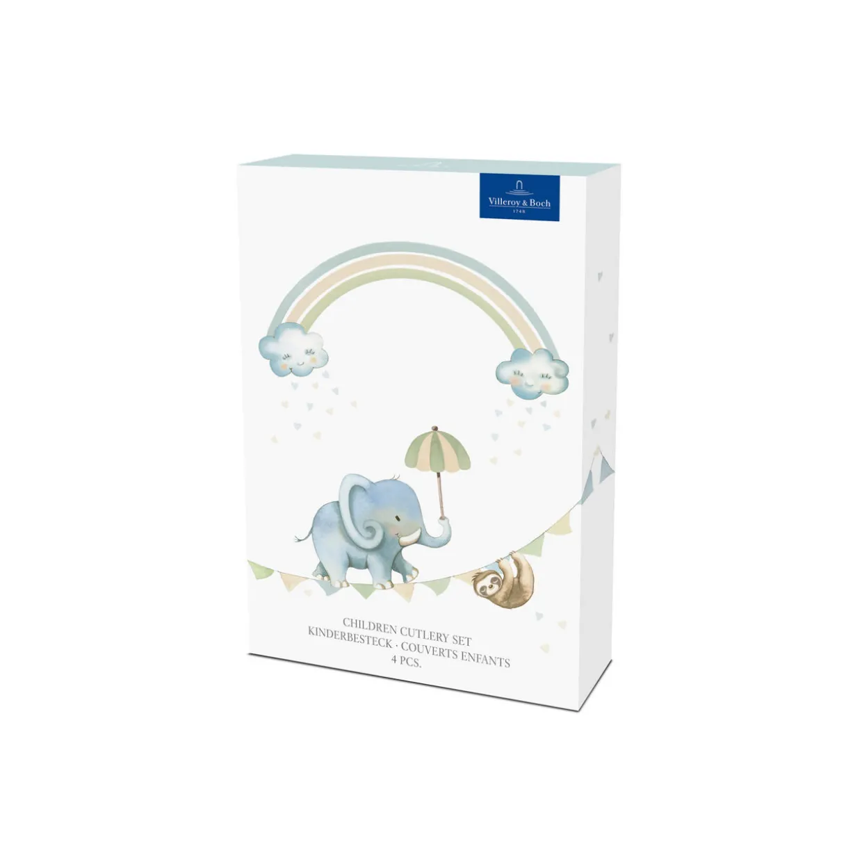 Walk Like An Elephant 4-Piece Cutlery Set