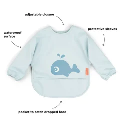 Wally Long Sleeve Pocket Bib