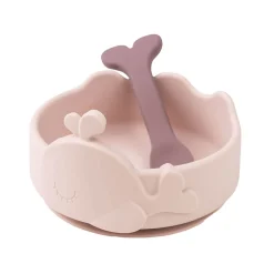 Wally Silicone Bowl & Baby Spoon Set