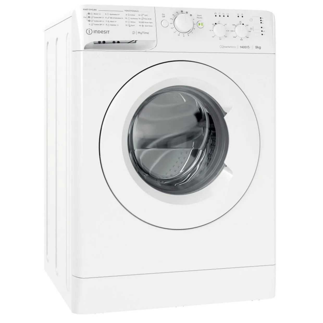 Washer 9kg 1400 RPM White