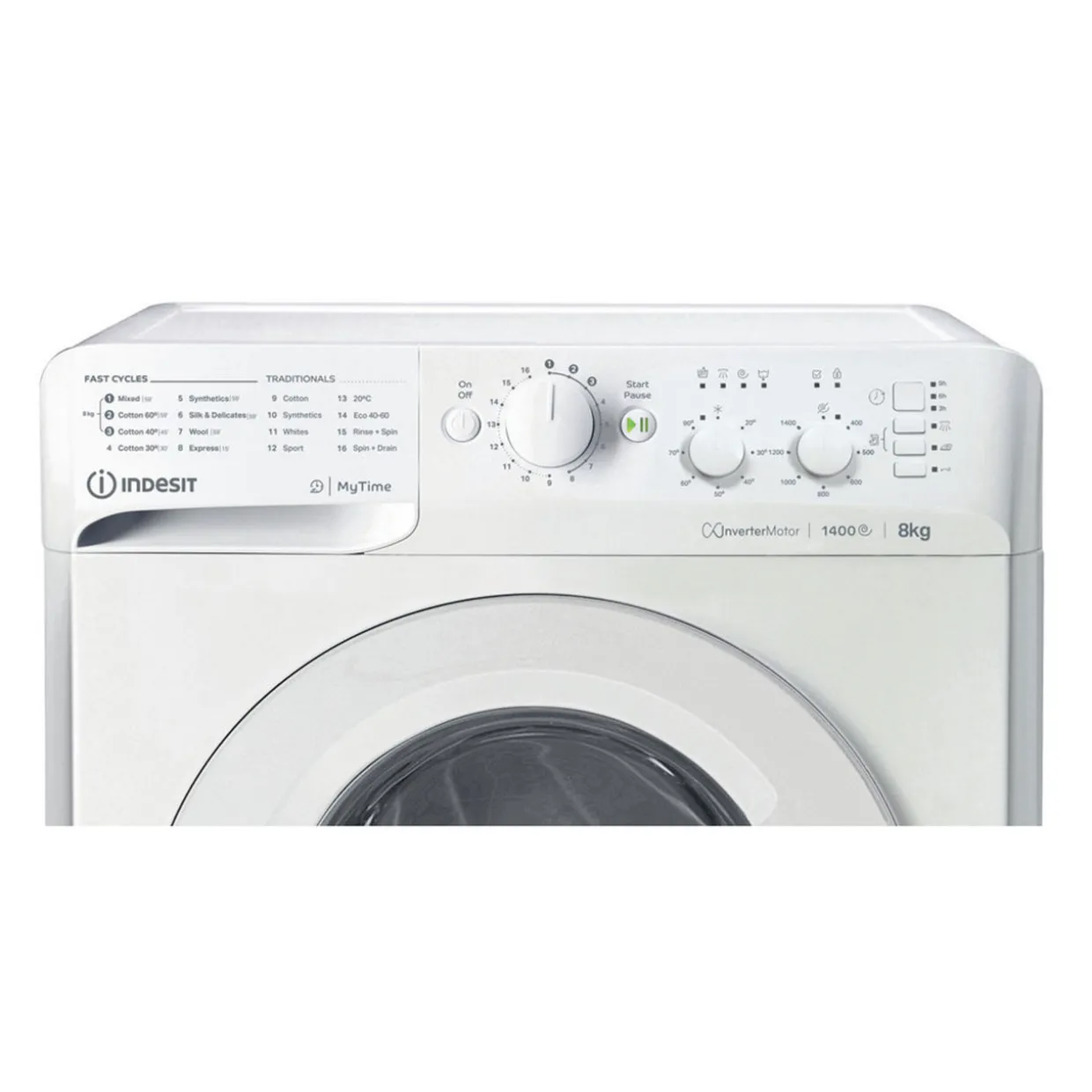 Washer 8kg 1400 RPM White