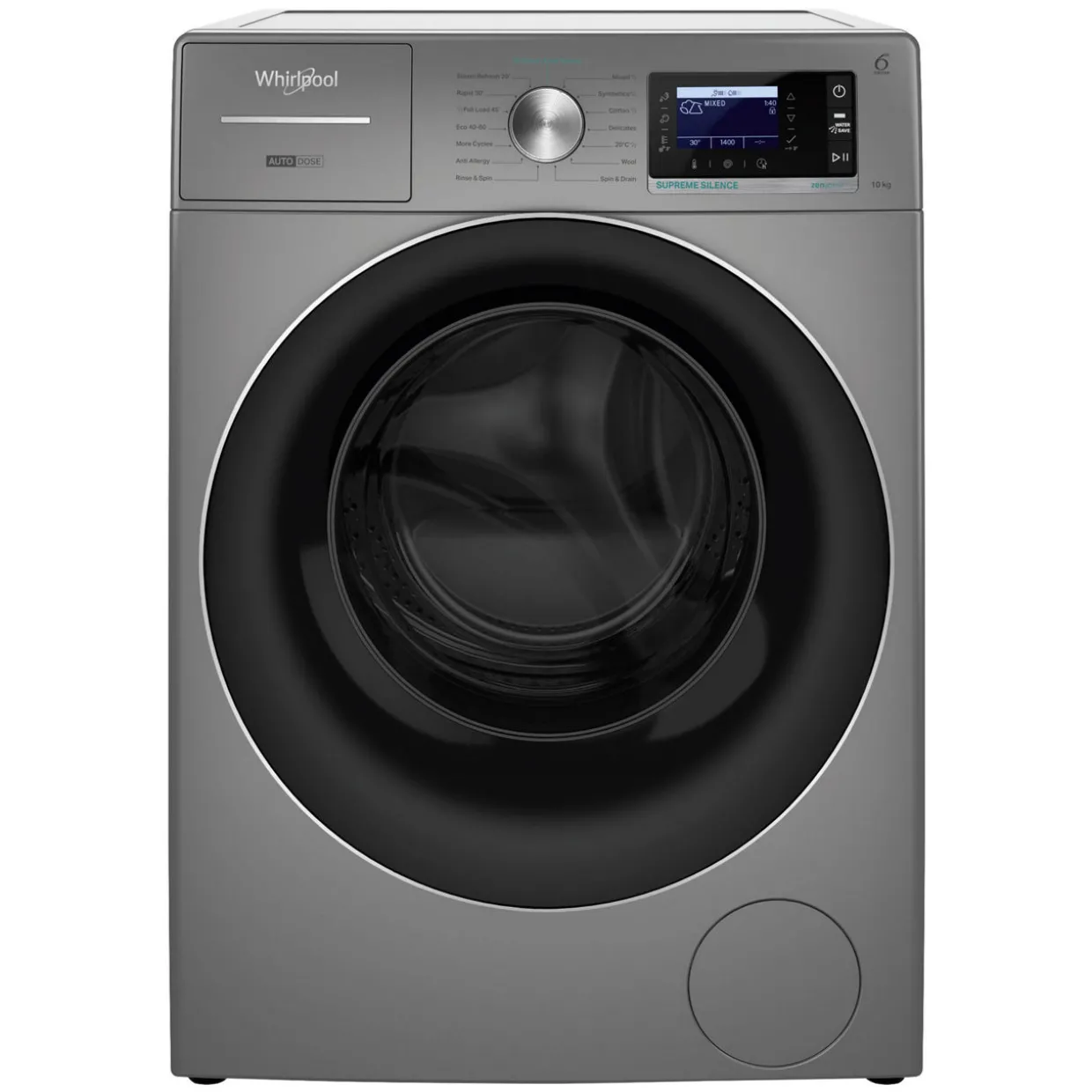 Washer 10kg 1400 Spin Gun Metal
