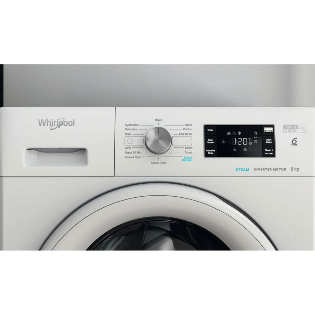 Washer 8kg 1400 Spin White