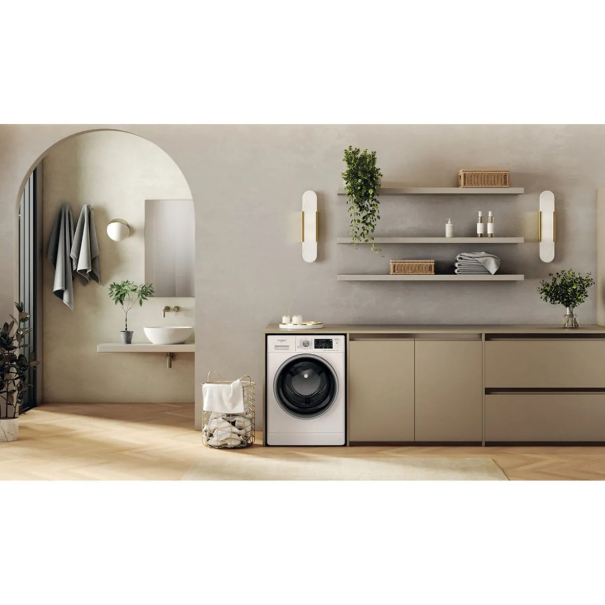 Washer 9kg 1400 Spin White